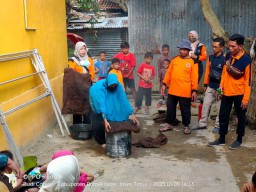 Simulasi Padam Api Akibat Kebocoran Gas Elpiji Kelurahan Jungcangcang