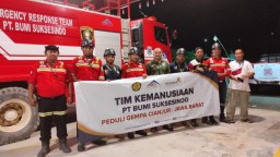 Misi Kemanusiaan, Tim Tanggap Darurat PT BSI dan Merdeka Copper Gold Berangkat Berangkat ke Lokasi Gempa Cianjur