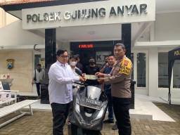 Motor Warga Pasuruan Ditemukan, Terima Kasih Polsek Gunung Anyar