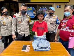 Usai Gasak Motor Wanita, Pria ini Dibekuk Saat Ngopi di Warkop