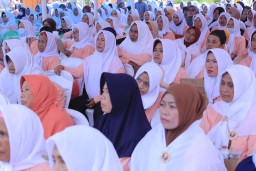 Mak Mak di Banyuwangi Dzikir Doa Bersama Dukung Ganjar