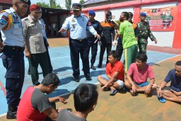 Simulasi Penanggulangan Bencana Rutan Kelas II B Sumenep