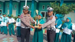 Satuan Lantas Polres Sampang Ikuti Lomba Pocil