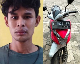 Apes, Ditinggal Tidur Motor Diembat Maling