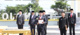 Ratusan Pejabat Dilantik Bupati Sampang di Alun Alun Trunojoyo