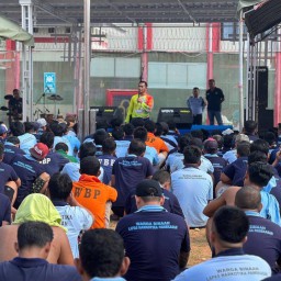 Kalapas Narkotika Sapa WBP di Pamekasan