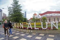 Alun Alun Surabaya Tutup Sementara, Karena ini