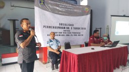 Sosialisasi Permenkumham Nomor 3 TA 2018 oleh Bapas Pamekasan