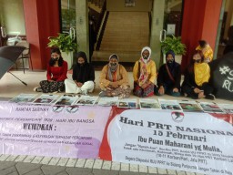 Aksi Bisu di DPRD Diterima Reni Astusi Dukung Pengesahan RUU PPRT