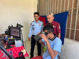 Warga Binaan Lapas Narkotika Kelas II A Pamekasan Rekam E-KTP
