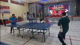 Tim Tenis Meja Lapas Narkoba Pamekasan Korwil Madura Raih Juara 1
