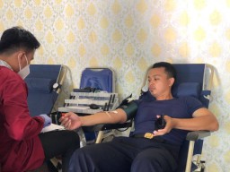 Rutan Kelas II B Sumenep Kanwil Kemenkumham Jatim Gelar Donor