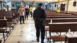 Di Surabaya, Polisi Pastikan Perayaan Paskah Berjalan Aman Kondusif