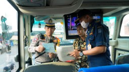 Tak Mau Kalah, Polrestabes Surabaya Juga Berangkatkan Mudik Balik Jakarta