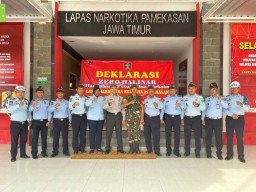 Deklarasi Zero Halinar Tahun 2023, Lapas Narkotika Kelas IIA Pamekasan