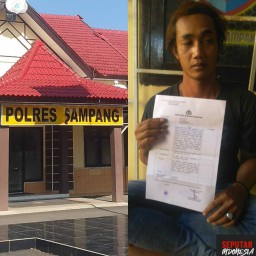 Aniaya Kuli Bangunan, Oknum Polisi Dilaporkan Ke Polres Sampang