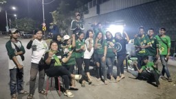 Ultah Persebaya ke 96, Seluruh Pedagang Suramadu Berkaos Ijo