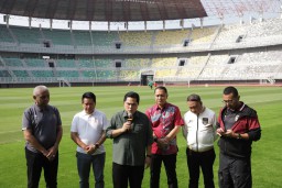 Erick Thohir Puji Kesiapan Stadion GBT untuk Laga Indonesia Vs Palestina
