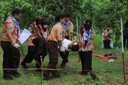 Pemkot Surabaya Libatkan Anak-Anak Saka Bakti Husada Edukasi Perilaku Hidup Bersih dan Sehat Masyarakat