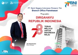 HUT RI 78, Bank BNI Pamekasan