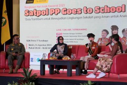 Satpol PP Goes To School Ajak Siswa Kampanyekan Stop Bullying