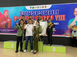 Atlet Muaythai Polres Mojokerto Raih Medali di Porprov Jatim