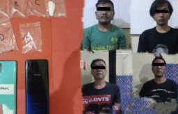 Gegara ini, Empat Pria Ngandang di Polres Madiun