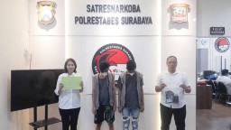 Pengedar Kapas Lor Dibekuk Satresnarkoba Polrestabes Surabaya