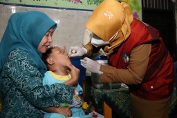 SUB PIN Polio Putaran Pertama di Kota Surabaya Capai 94 Persen