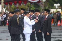 Pertama dalam Sejarah, Halaman Balai Kota Surabaya Jadi Tempat Upacara Hari Otoda Nasional 2024