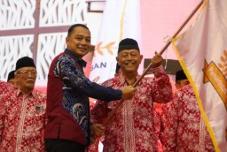 Halal Bihalal dengan Pensiunan ASN Pemkot, Wali Kota Eri Teringat Ketika Ditempa di Birokrasi hingga Berhasil Jadi Wali Kota