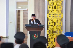 Pj Bupati Pidie Mutasi 80 Pejabat Eselon III dan IV, Juga Menegaskan Masa Jabatanya