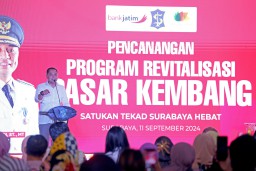 Revitalisasi Pasar Kembang Dimulai, Wali Kota Eri Cahyadi Targetkan Selesai Akhir 2024