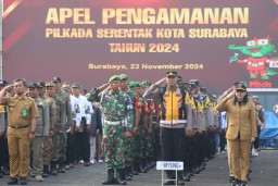 Surabaya Gelar Apel Pengamanan Pilkada 2024