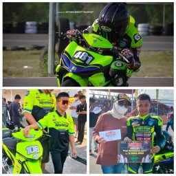 Abid Azhar Musyafah Pembalap Muda Kaltim Penerus Valentino Rossi