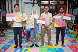Tata, Vincent, dan Gilang Anak Disabilitas RAP Surabaya Borong Juara di Kompetisi Seni Internasional