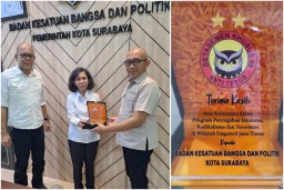Bakesbangpol Surabaya Terima Apresiasi dari Densus 88 Antiteror