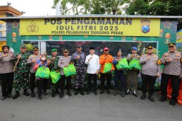 Forkopimda Surabaya Tinjau Pos Pengamanan Idulfitri 1446 H