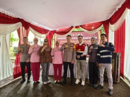 Dukung Program Presiden, Kapolres Probolinggo Kota Ground Breaking Sentra Gizi Gratis