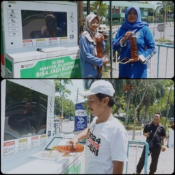Heboh di Surabaya! Cuma Setor Minyak Jelantah ke Mesin Ini, Saldo Langsung Bertambah.