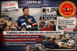 Tepis Isu Liar, LRPPN-BI Pastikan Rehabilitasi Pasien DG Sesuai SOP TAT BNN dan Masih Berjalan