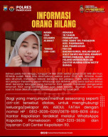 Diduga Kabur dengan Pria, Remaja 18 Tahun di Pamekasan Dilaporkan Hilang