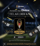 Tiket Piala Presiden 2026 Mulai Rp50 Ribu, Suporter Sudah Bisa Amankan Kursi di Bandung dan Surabaya