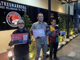 Satresnarkoba Polres Pelabuhan Tanjung Perak Bongkar Tiga Jaringan Narkoba, Empat Pengedar Ditangkap