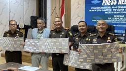 Uang Rp4,9 Miliar Hasil TPPU Judi Online Disetor Jadi Aset Negara