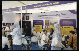 Ramai-ramai Serbu Booth Kemenkum Jatim, Ribuan Mahasiswa Bongkar Pentingnya Perlindungan Inovasi