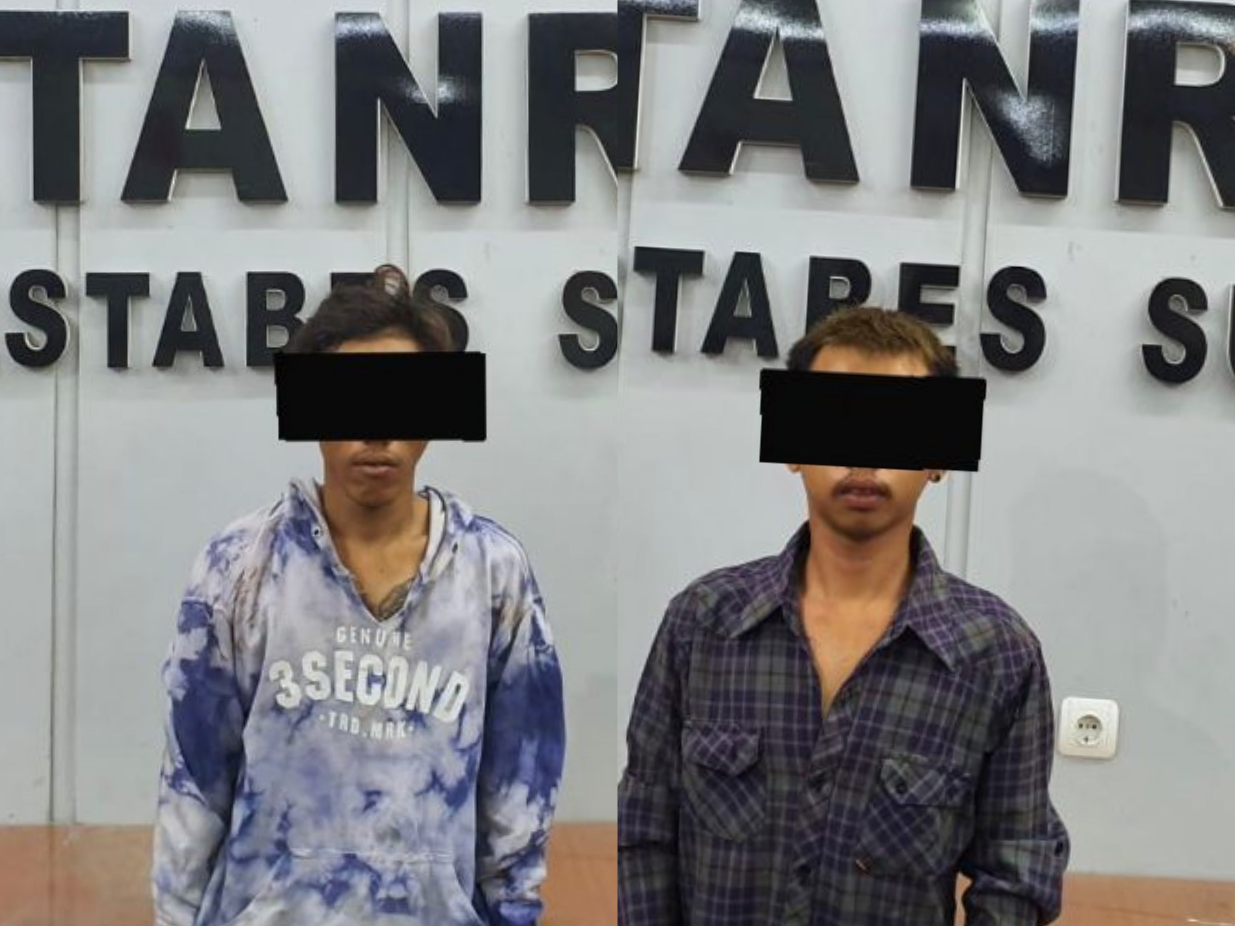 Dua Pelaku Begal yang Dibekuk Polisi Surabaya
