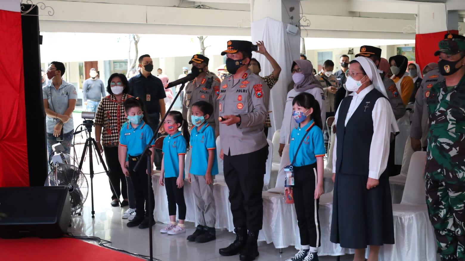 Kapolda Jatim Irjen Pol Nico Afinta bersama Forkopimda Kota Surabaya