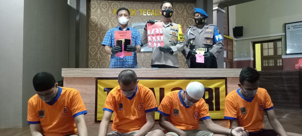 Empat pengedar inex di Polsek Tegalsari 
