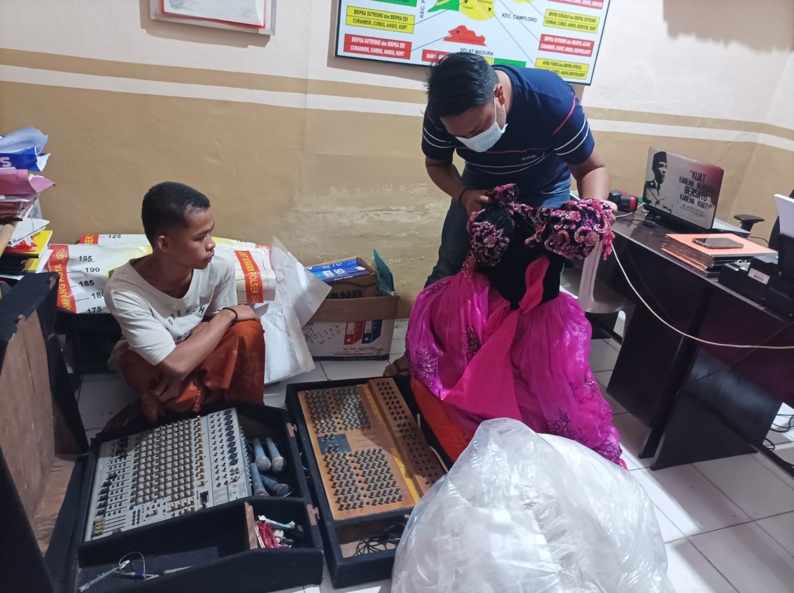Pencuri baju pengantin di Sampang